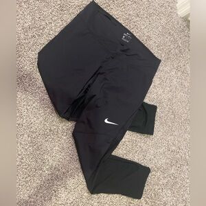 Nike dri fit size large Capri length leggings black